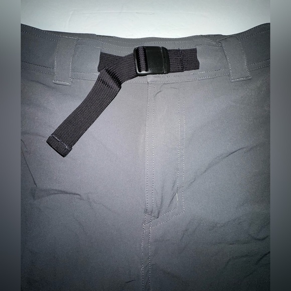 REI Co-op Belted Shorts Men’s size 40 Gray Stretch Performance Outdoor Hiking - Picture 4 of 12